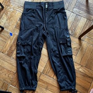 Free People Knit Oversized Cargo Joggers